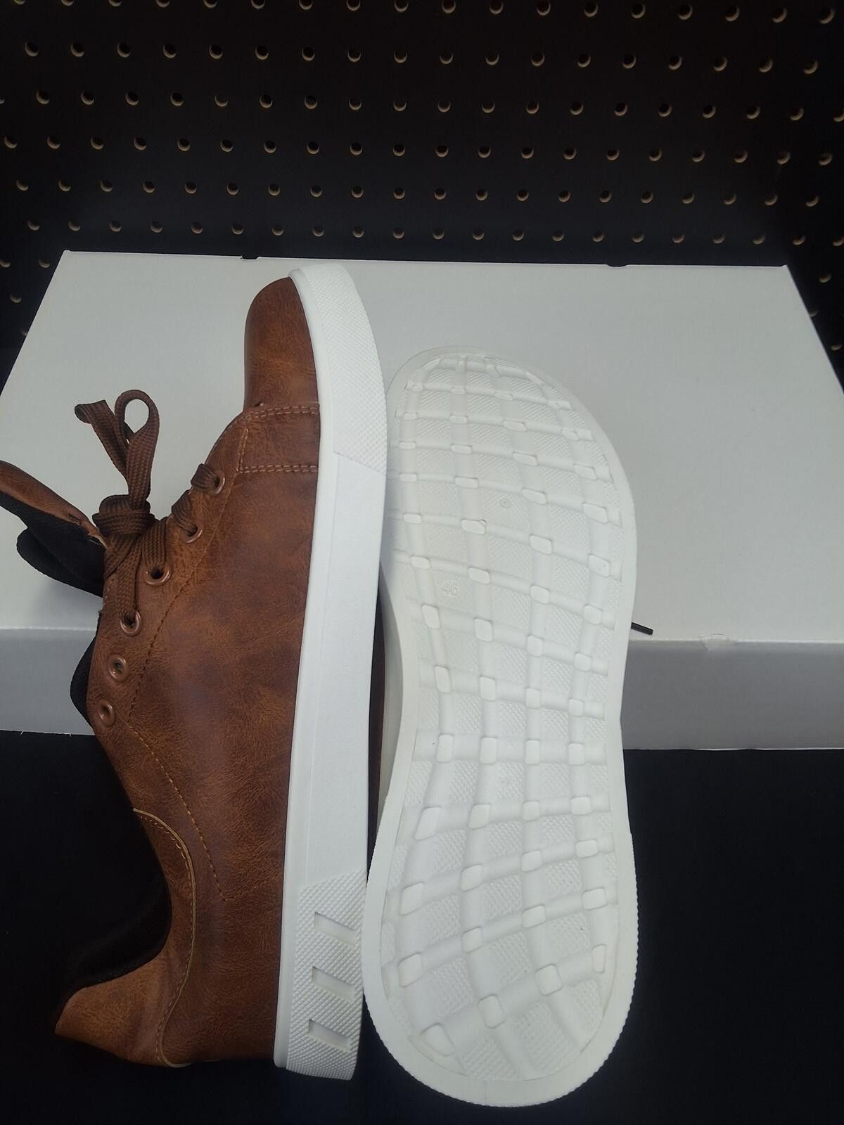 Genetic Manipulation Shinichiro Kuriya Trendy Brown Casual Sneakers with White Sole - EU Size 46 Size ONE SIZE - 5 Thumbnail