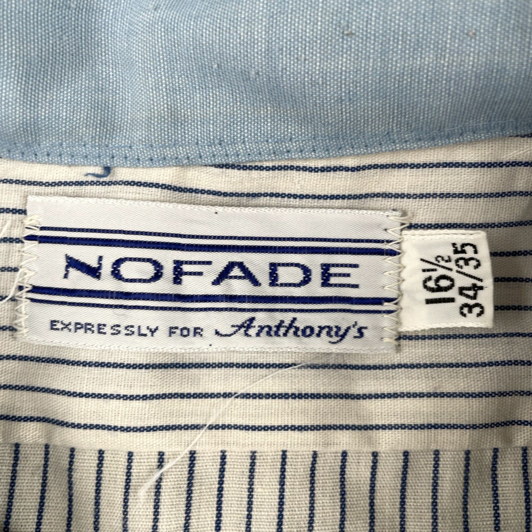 Vintage VINTAGE No Fade Button Shirt Long Sleeve Striped Collared White XL-2XL Men SS Size US XL / EU 56 / 4 - 4 Thumbnail