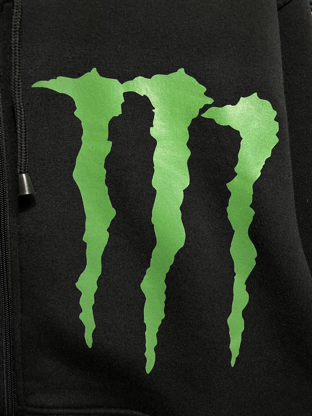 Vintage Vintage Y2K Monster Energy Drink Racing Grunge Zip Hoodie Size US XL / EU 56 / 4 - 6 Thumbnail