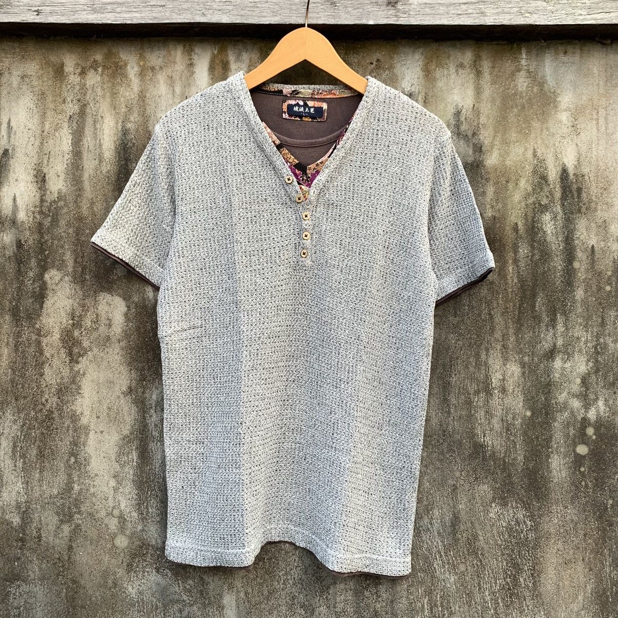 Japanese Brand JAPANESE DOUBLE LAYERS TRADITIONAL JAPAN TSHIRT LGB STYLE Size US L / EU 52-54 / 3 - 9 Thumbnail