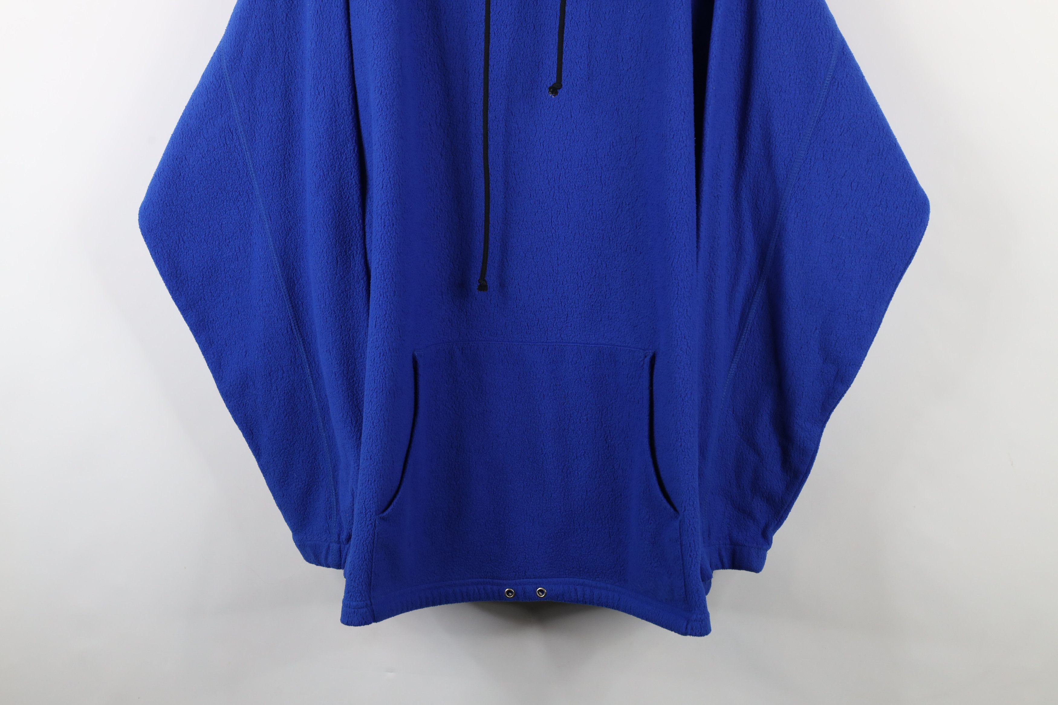 Vintage Vintage 90s Streetwear Blank Baggy Fleece Hoodie Sweatshirt Size US XXL / EU 58 / 5 - 3 Thumbnail