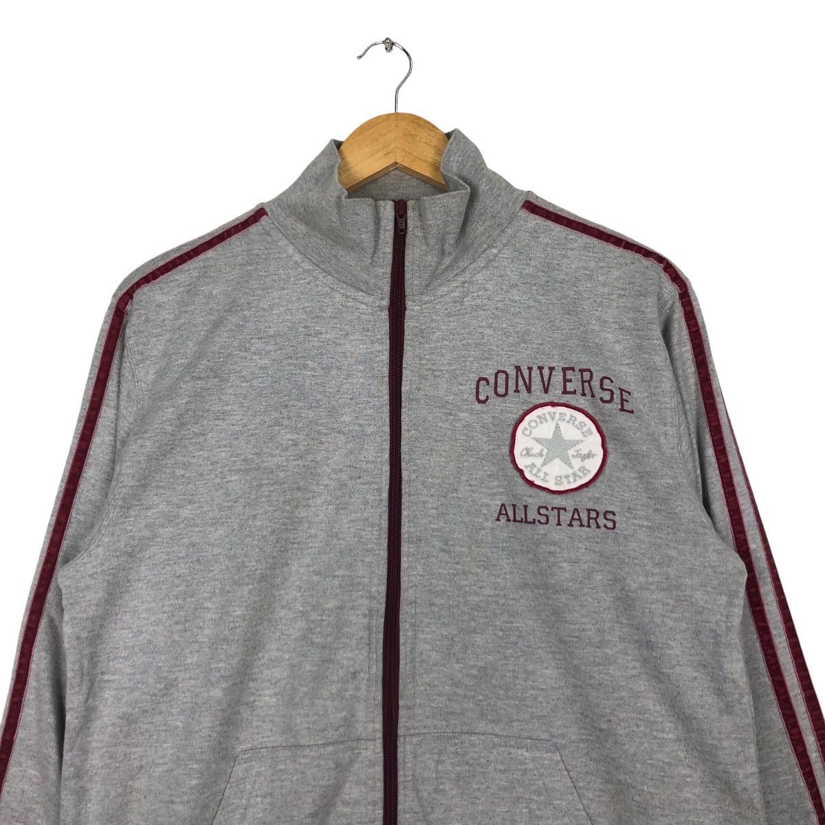Converse × Vintage Converse Sweater Vintage Long Sleeve Rare Small Size US M / EU 48-50 / 2 - 2 Thumbnail