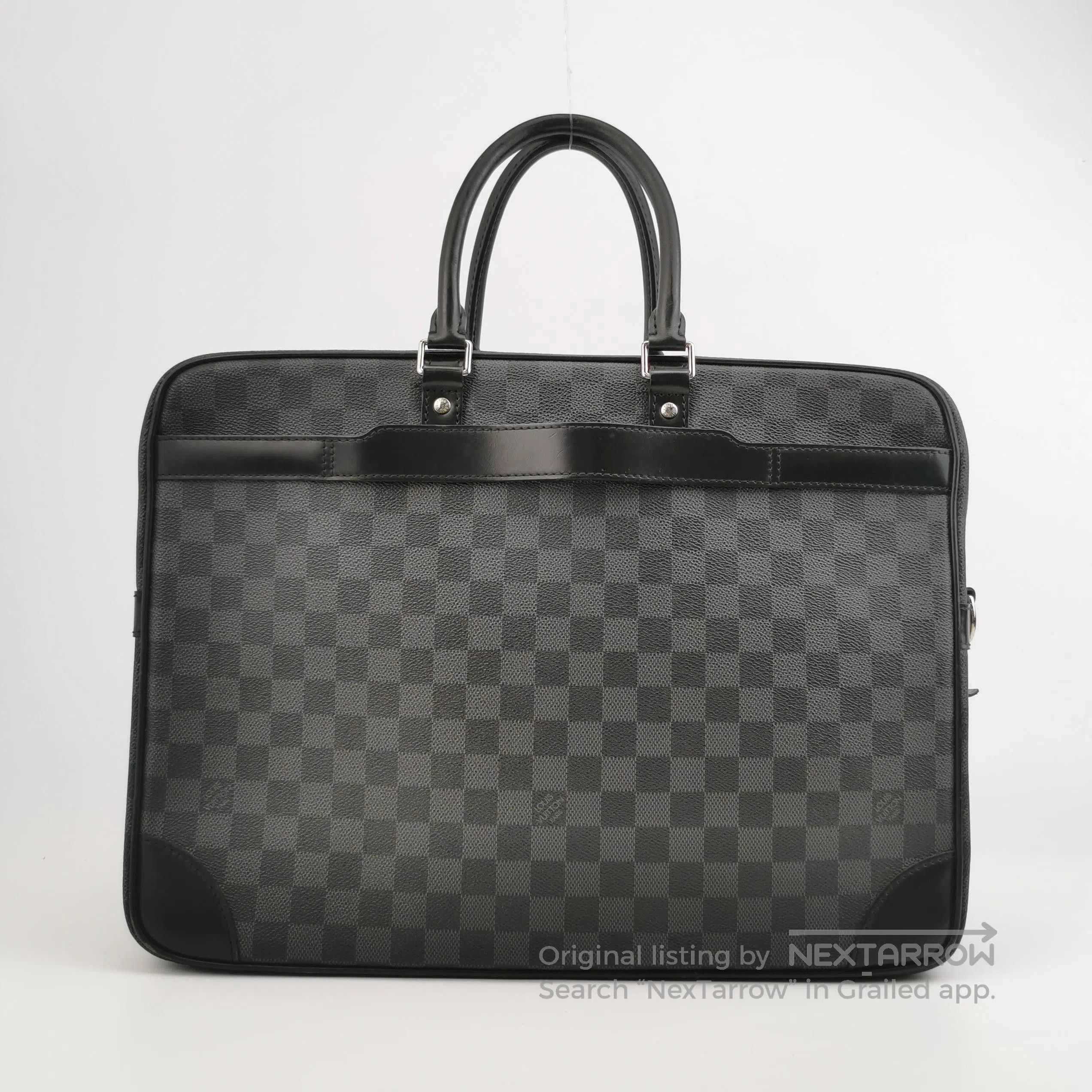 Louis Vuitton Louis Vuitton Damier Leather Briefcase Crossbody. Size ONE SIZE - 1 Thumbnail