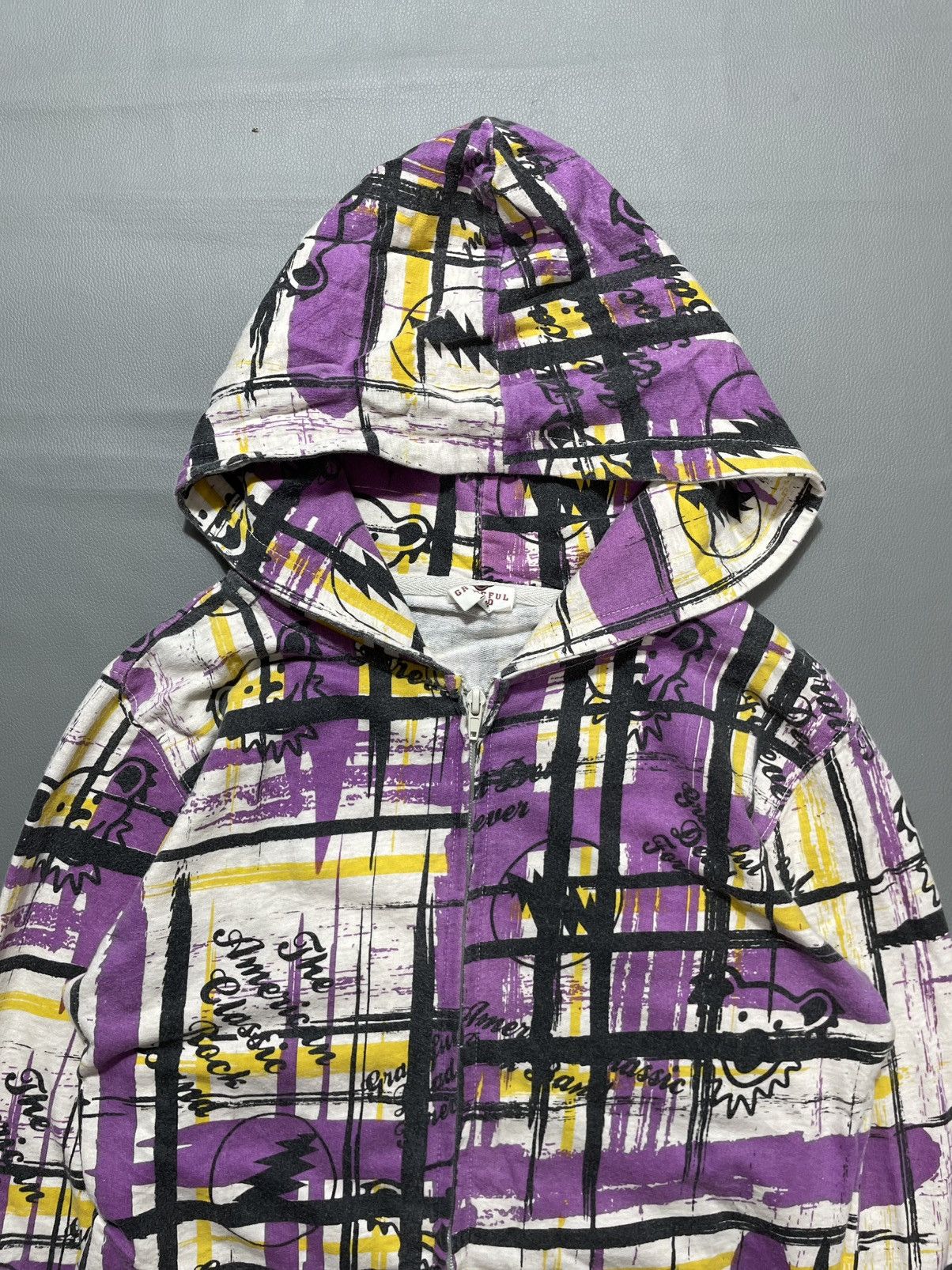 Band Tees Rare Grateful dead Full Print Zip Hoodie Size M / US 6-8 / IT 42-44 - 3 Thumbnail