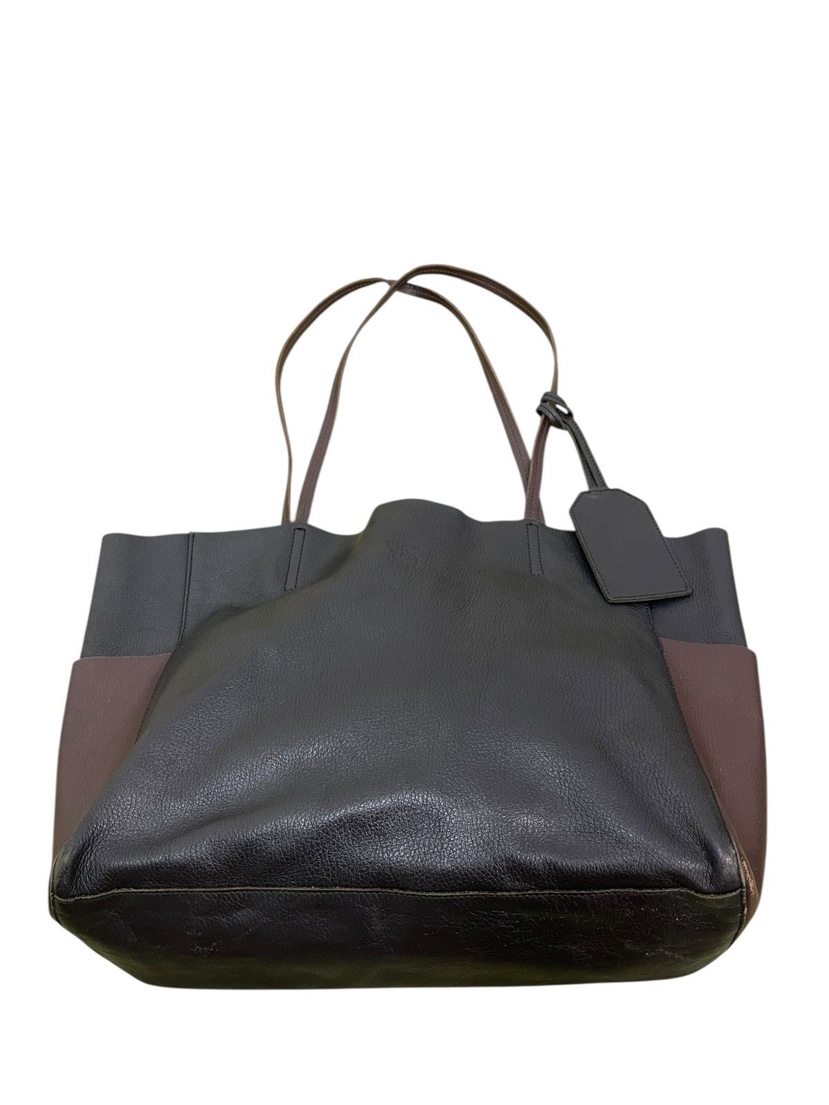 Japanese Brand Full Leather Guardant Tote Shoulder Bag 2🟩2 Size ONE SIZE - 6 Thumbnail