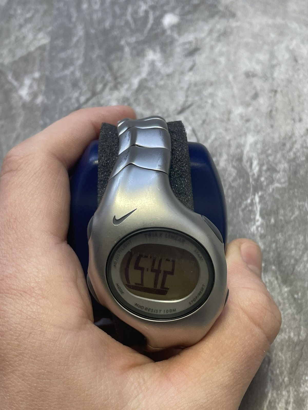 Nike 🚨 Nike Triax Liner Metal Super Digital Chronograph Watch Size ONE SIZE - 8 Thumbnail