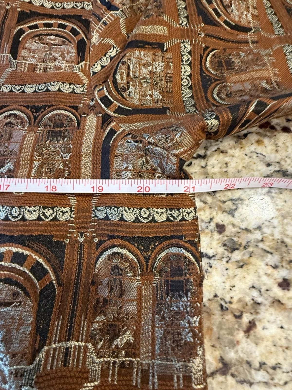 Other Chico’s silk blend jacket ornate Italian archways SZ 1/SM Size S / US 4 / IT 40 - 8 Thumbnail