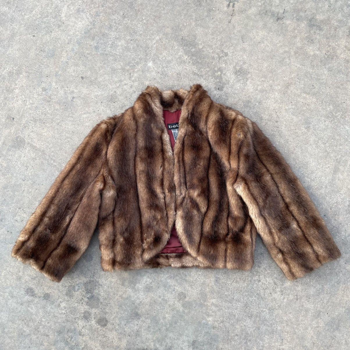 Bebe Rare BeBe Fur Jacket Made in u.s.a 2000s Size XS / US 0-2 / IT 36-38 - 2 Thumbnail