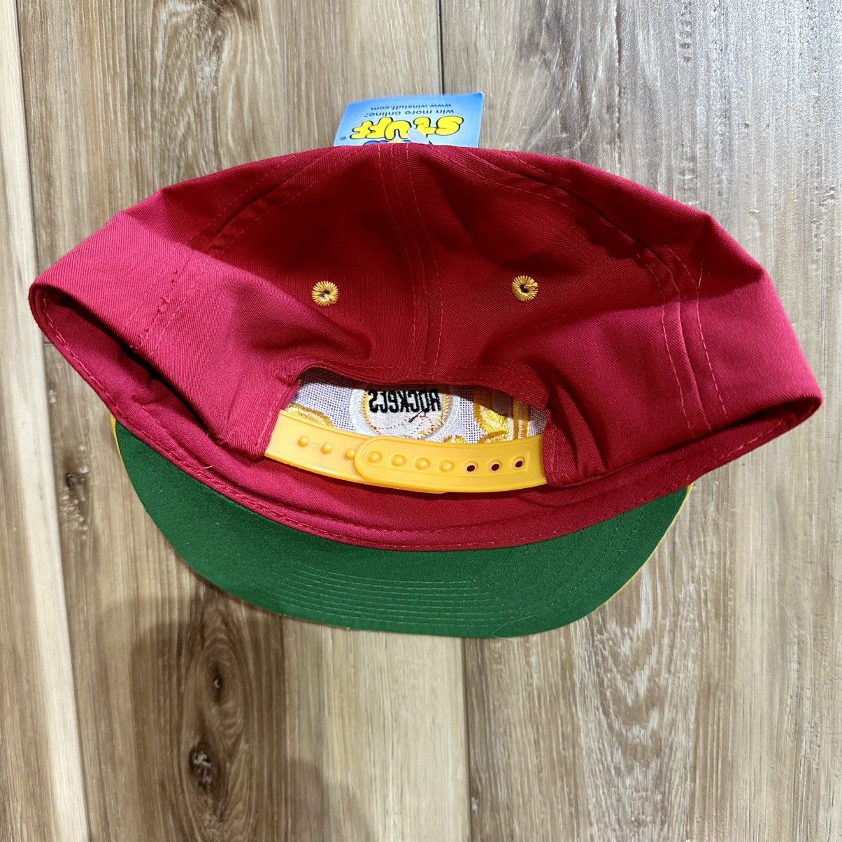 Vintage Vintage Deadstock New Win Stuff Huston Rockets Snapback Hat Size ONE SIZE - 3 Thumbnail