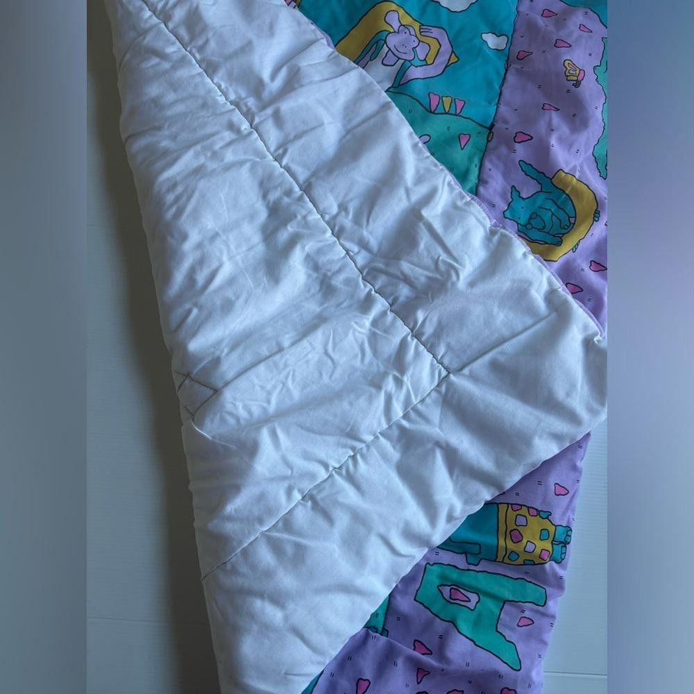 Designer Kids' 1990s Animal and Alphabet Blanket Size ONE SIZE - 2 Thumbnail