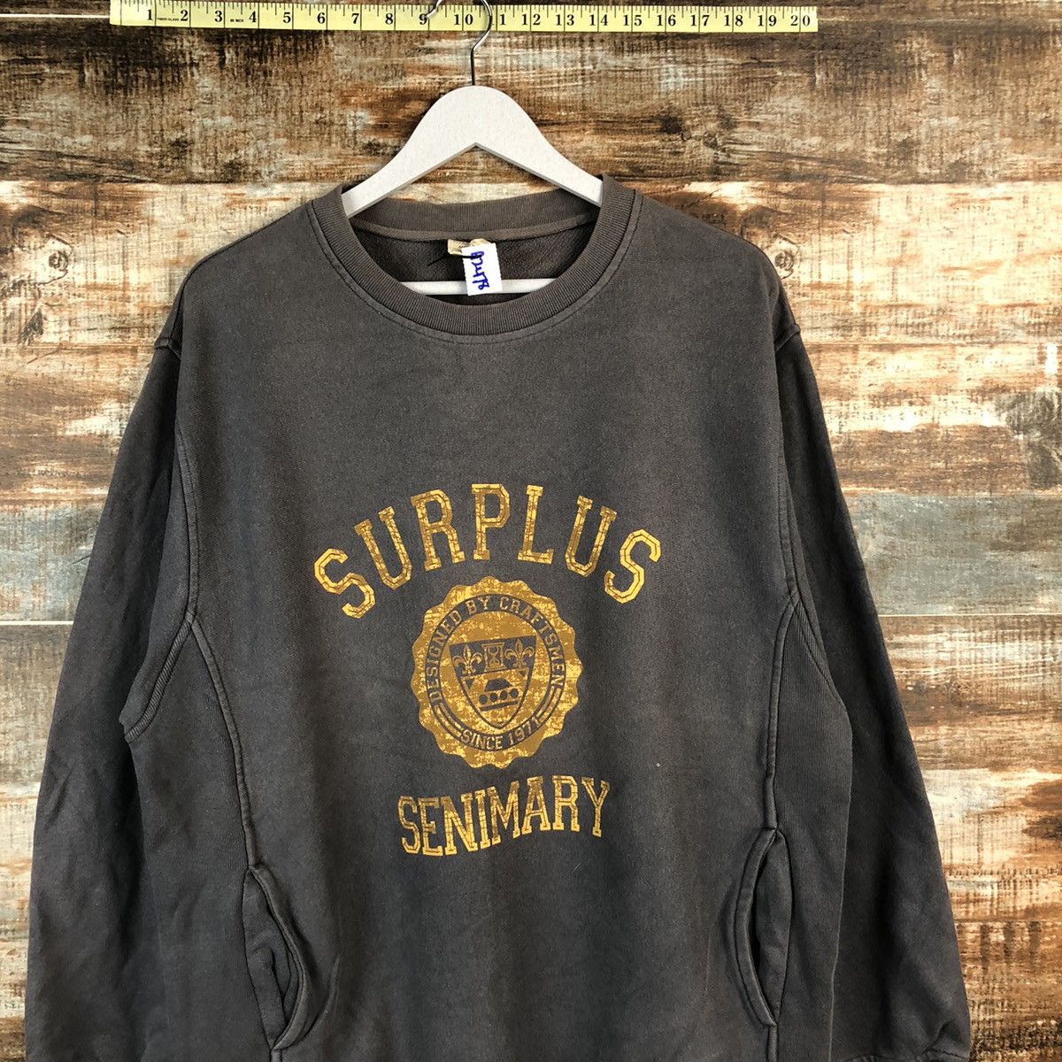 Vintage Surplus Grey Vintage Sweatshirt #A2478 Size US M / EU 48-50 / 2 - 2 Thumbnail
