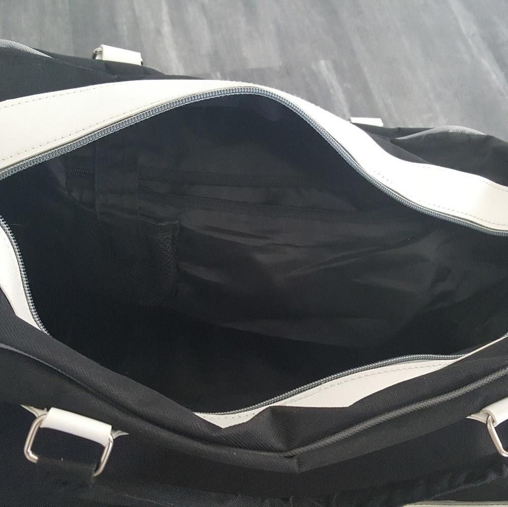 Aeropostale Black White Aero Duffle Size ONE SIZE - 3 Thumbnail