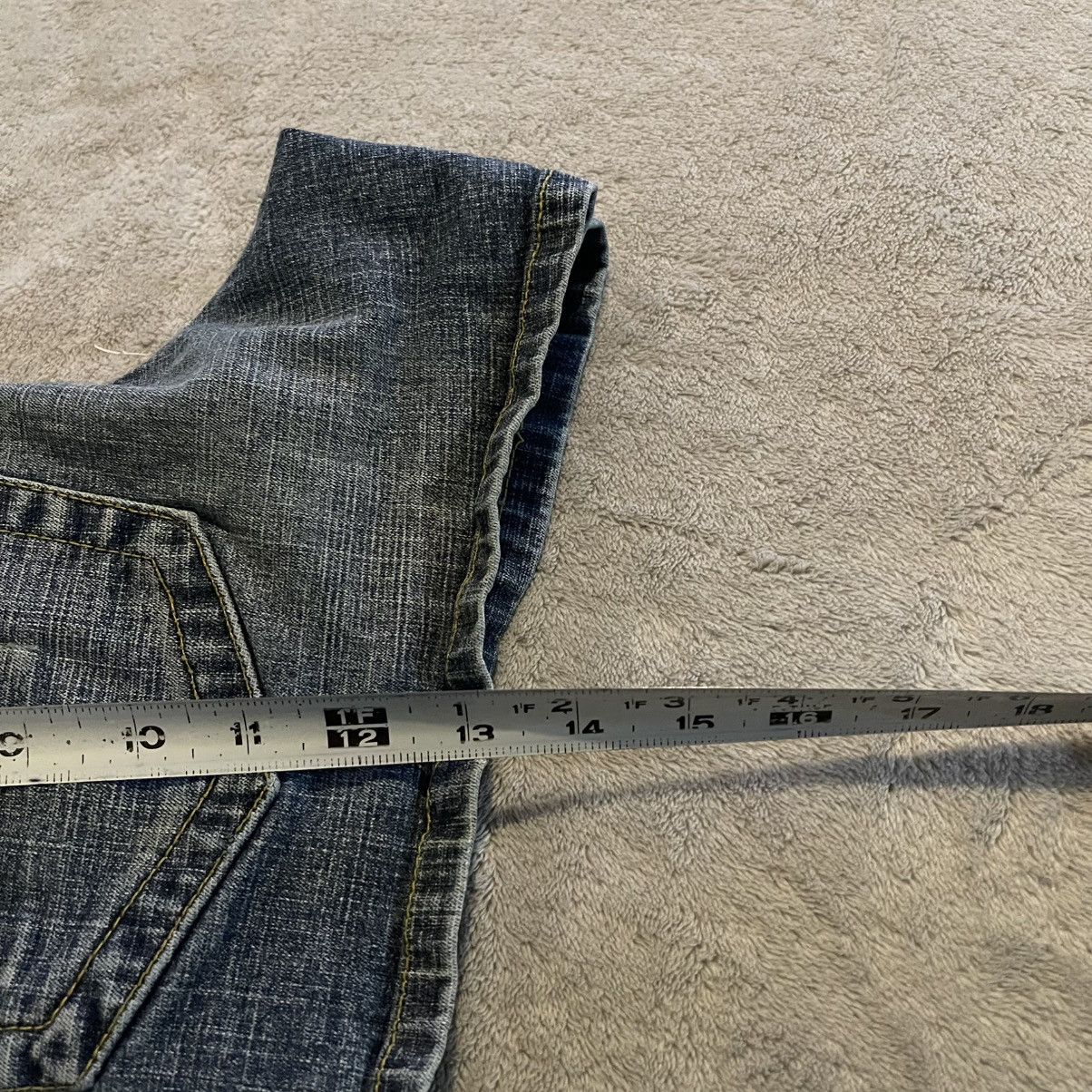Other Vintage Baileys Point Womens Denim Jean Shorts 17 Blue Y2K Size 36" / US 14 / IT 50 - 9 Thumbnail