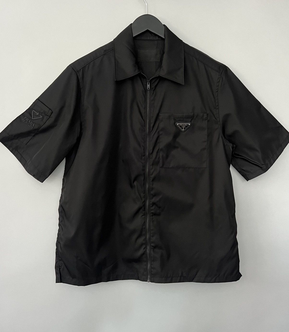 Prada Prada Re-nylon Short Sleeve Shirt | Grailed