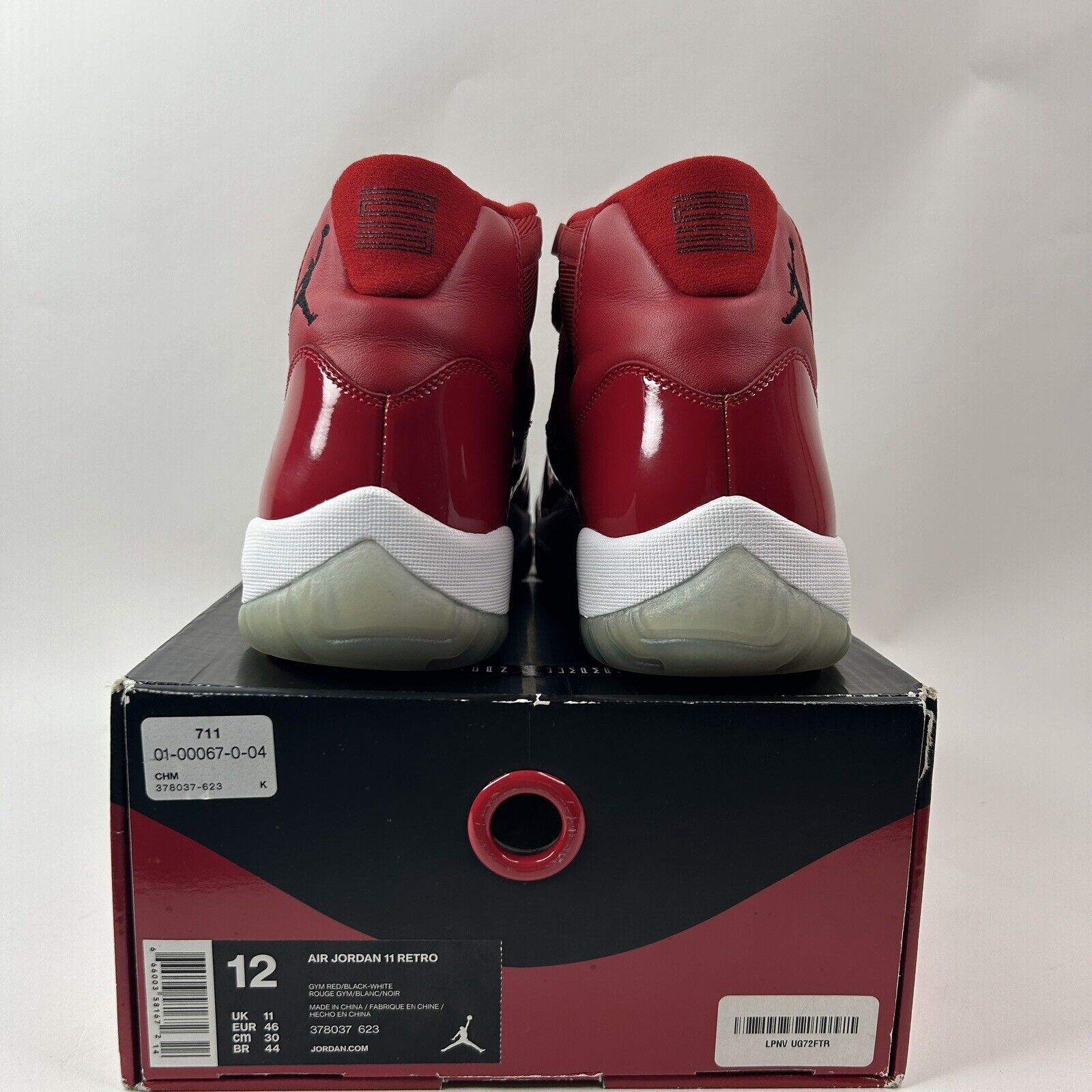 Jordan Brand Nike Air Jordan 11 Retro “Win Like 96/Gym Red” 2024 Size US 12 / EU 45 - 4 Thumbnail