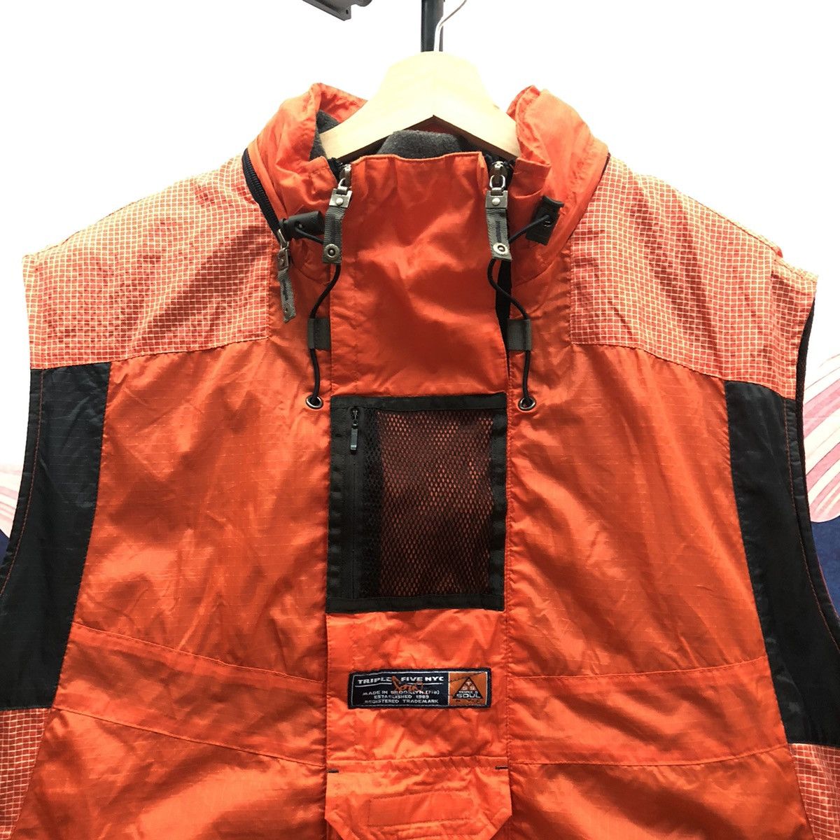Triple 5 Soul × Vintage Vintage Triple Five Soul Multi-Pockets Tactical Vest Hip Hop Size US XL / EU 56 / 4 - 2 Thumbnail