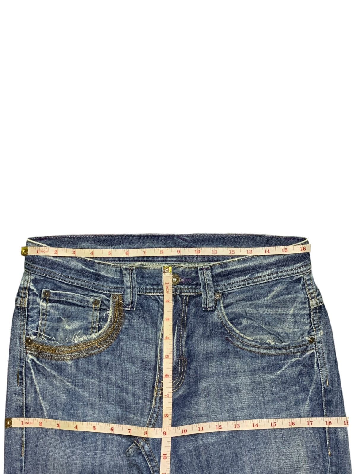 Japanese Brand × Takeo Kikuchi Vintage Japanese Takeo Kikuchi Faded Blue Wash Loose Jeans Size US 32 / EU 48 - 10 Thumbnail