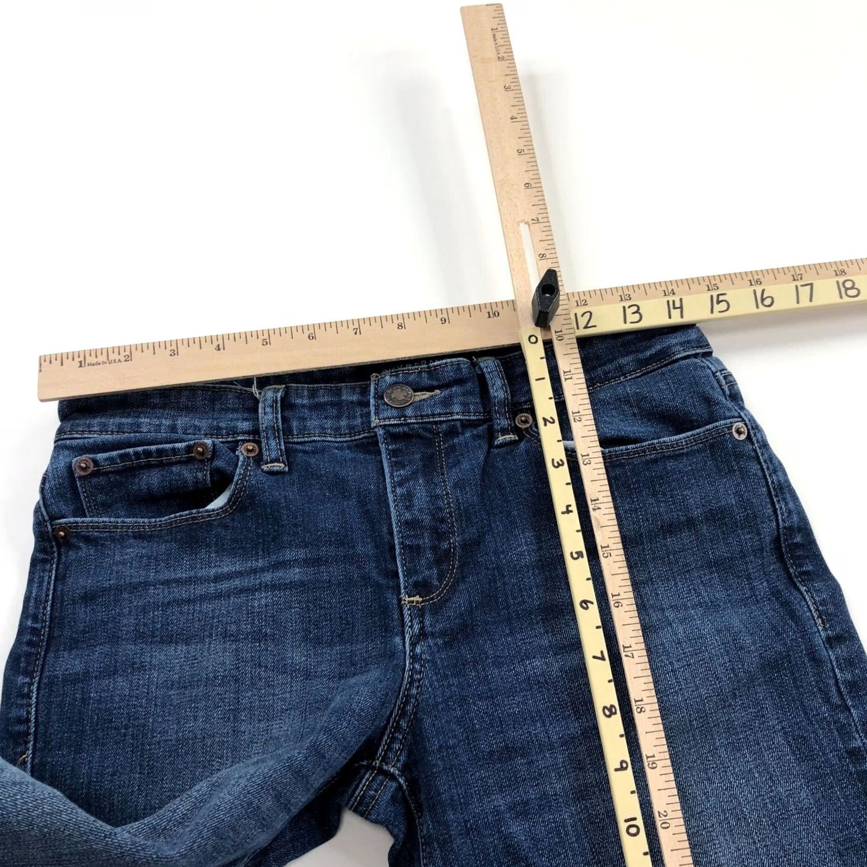 Lucky Brand Lucky Brand Sweet Crop Denim Jeans Shirt? Mid Rise 29W 26L Blue 5-Pocket Regular Womens Jeans Size 28" / US 6 / IT 42 - 6 Thumbnail