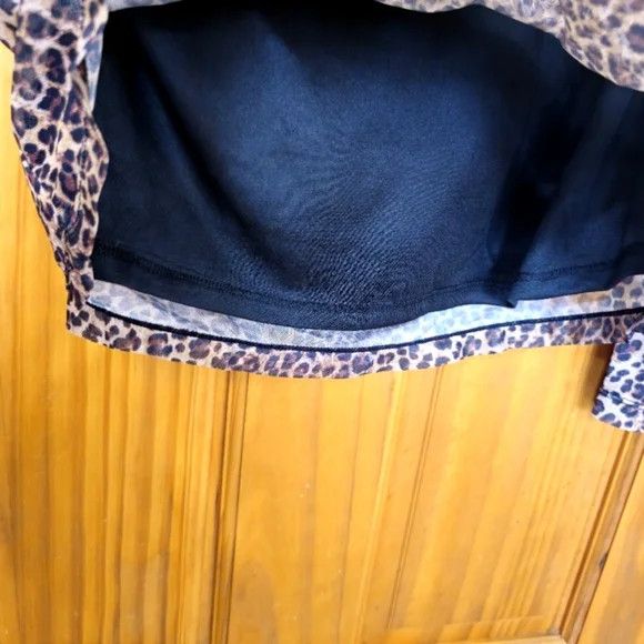 Other NWT Marissa Olivia High Neck Long-sleeved Leopard Print Top Size L / US 10 / IT 46 - 8 Thumbnail