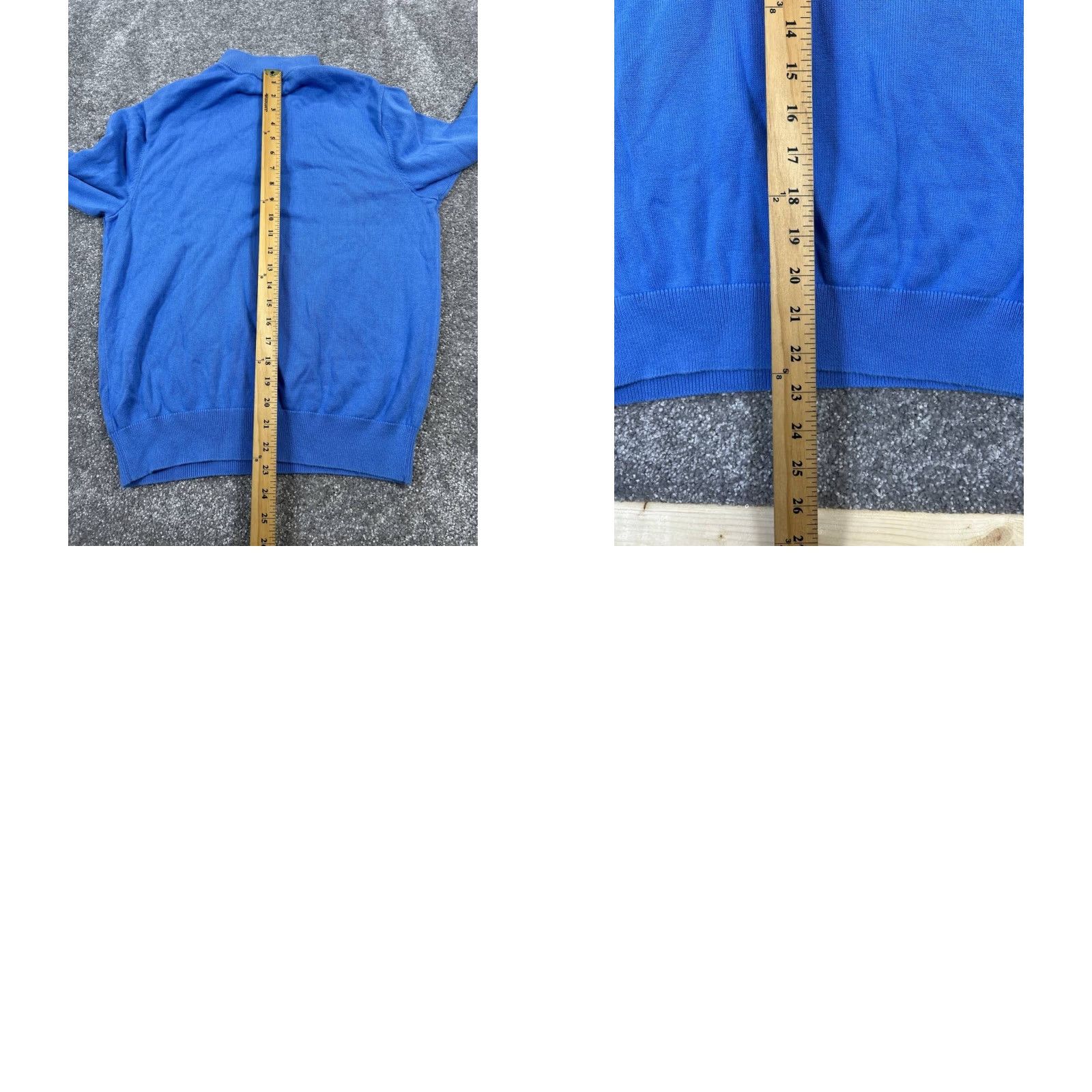 Vineyard Vines Vineyard Vines Sweater Mens Small Blue Cotton Golf Knit Quarter Zip Size US S / EU 44-46 / 1 - 8 Thumbnail