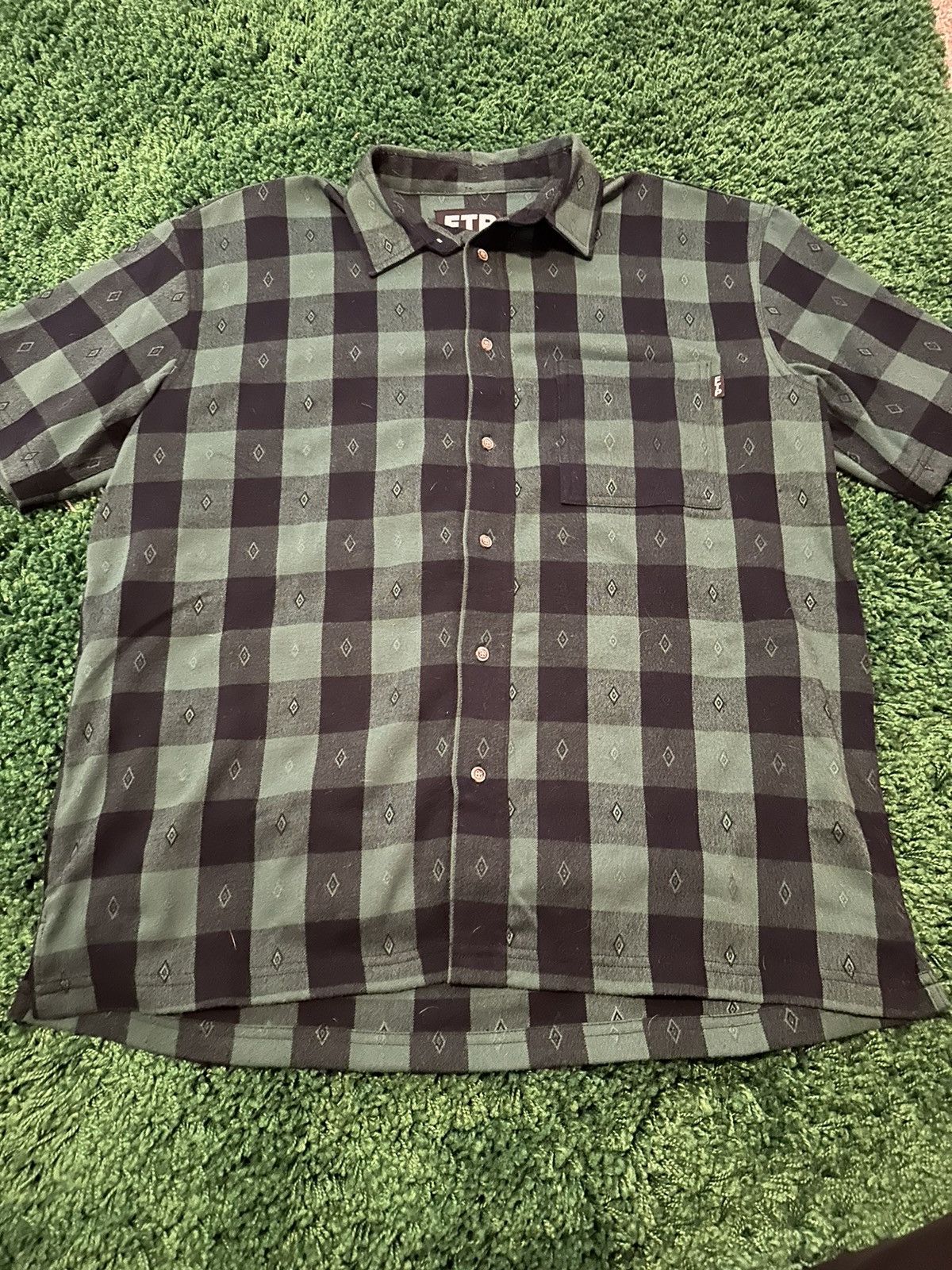 Fuck The Population FTP Flannel Short Sleeve Plaid Shirt Large Size US L / EU 52-54 / 3 - 1 Thumbnail