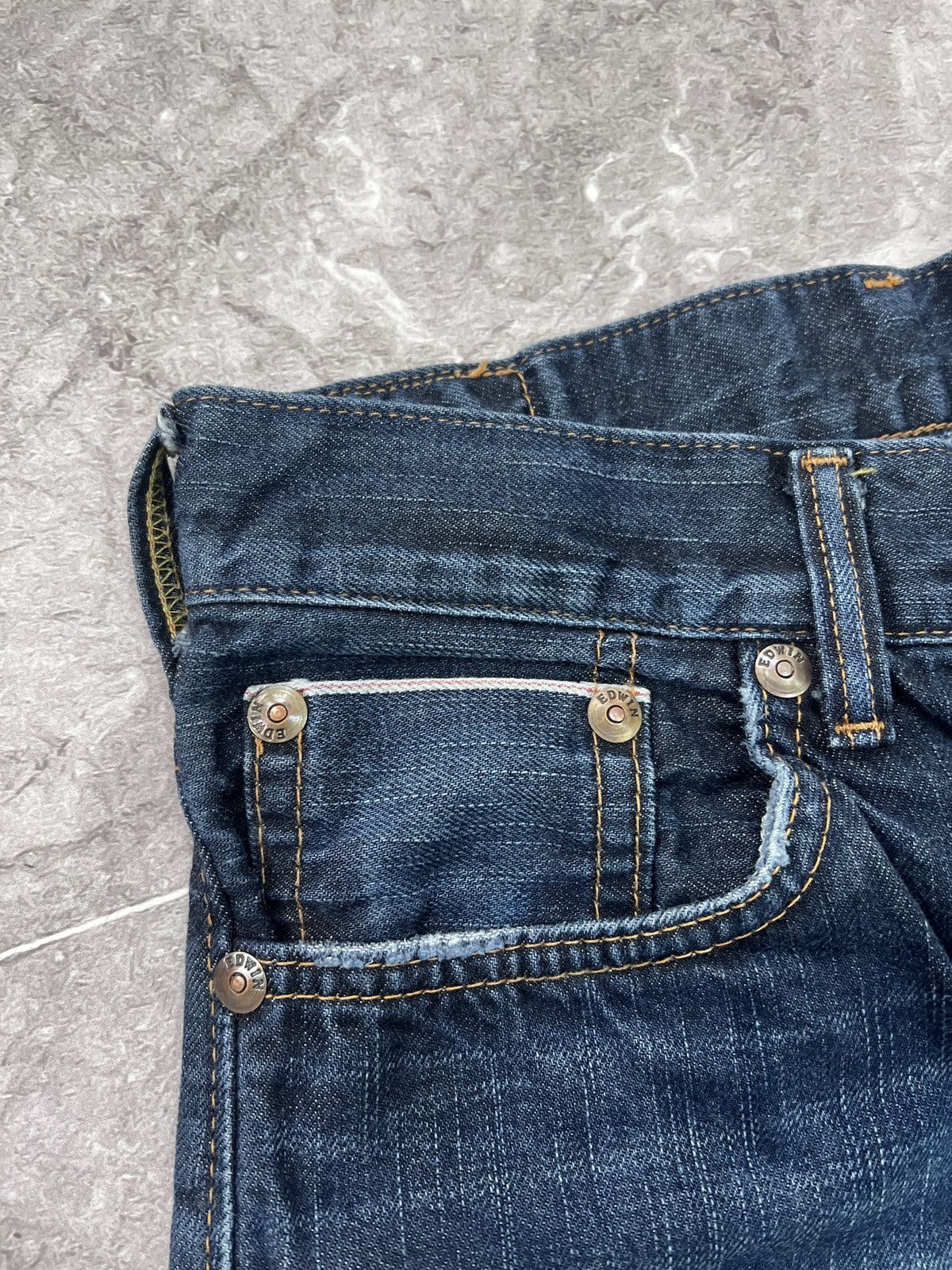Denime × Edwin × Salvage EDWIN SK505 SELVAGE DENIM SIZE 28x32 Size US 28 / EU 44 - 5 Thumbnail