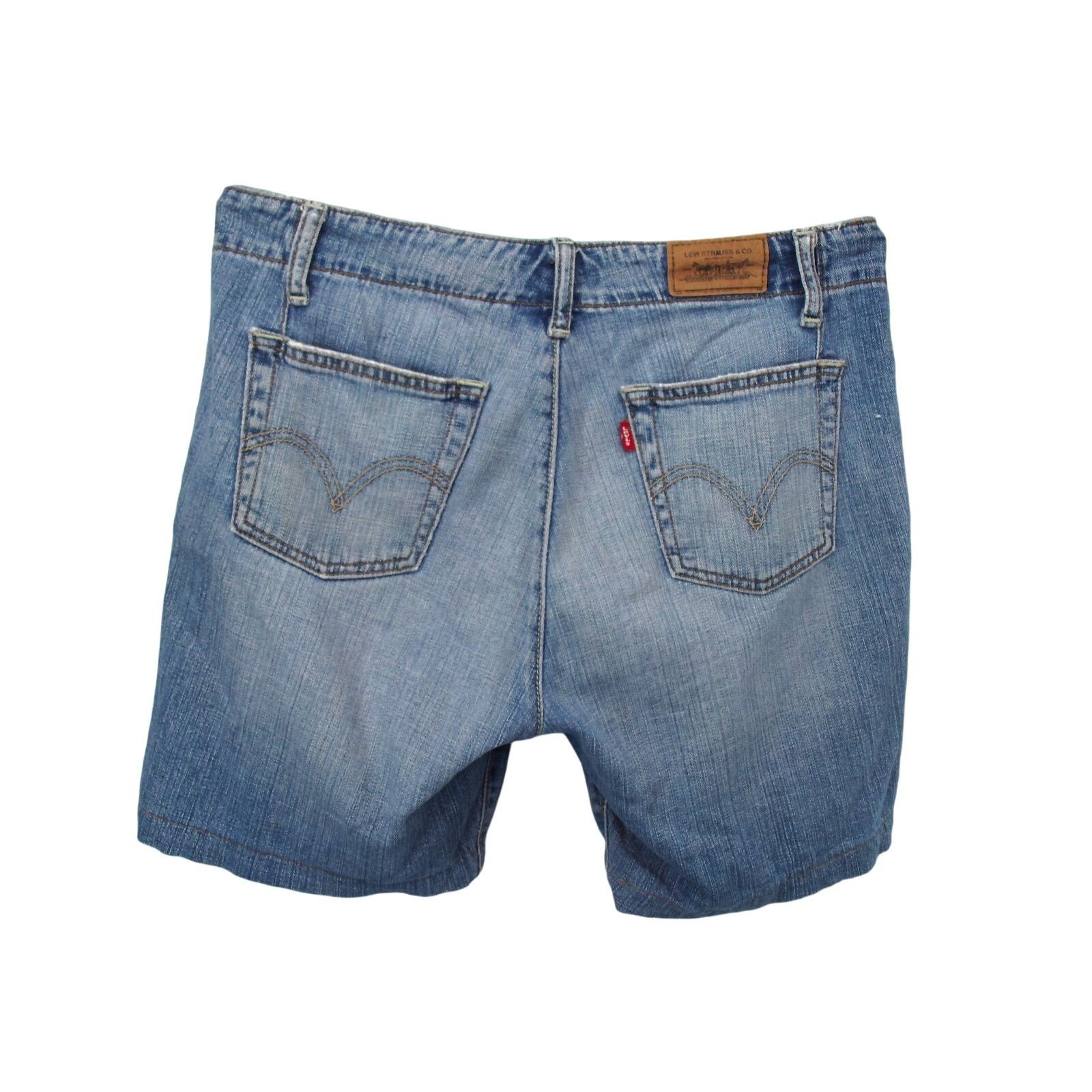 Levi's Levi's 515 Capri Size 4 Distressed Denim Shorts Red Tag Size 27" / US 4 / IT 40 - 2 Thumbnail