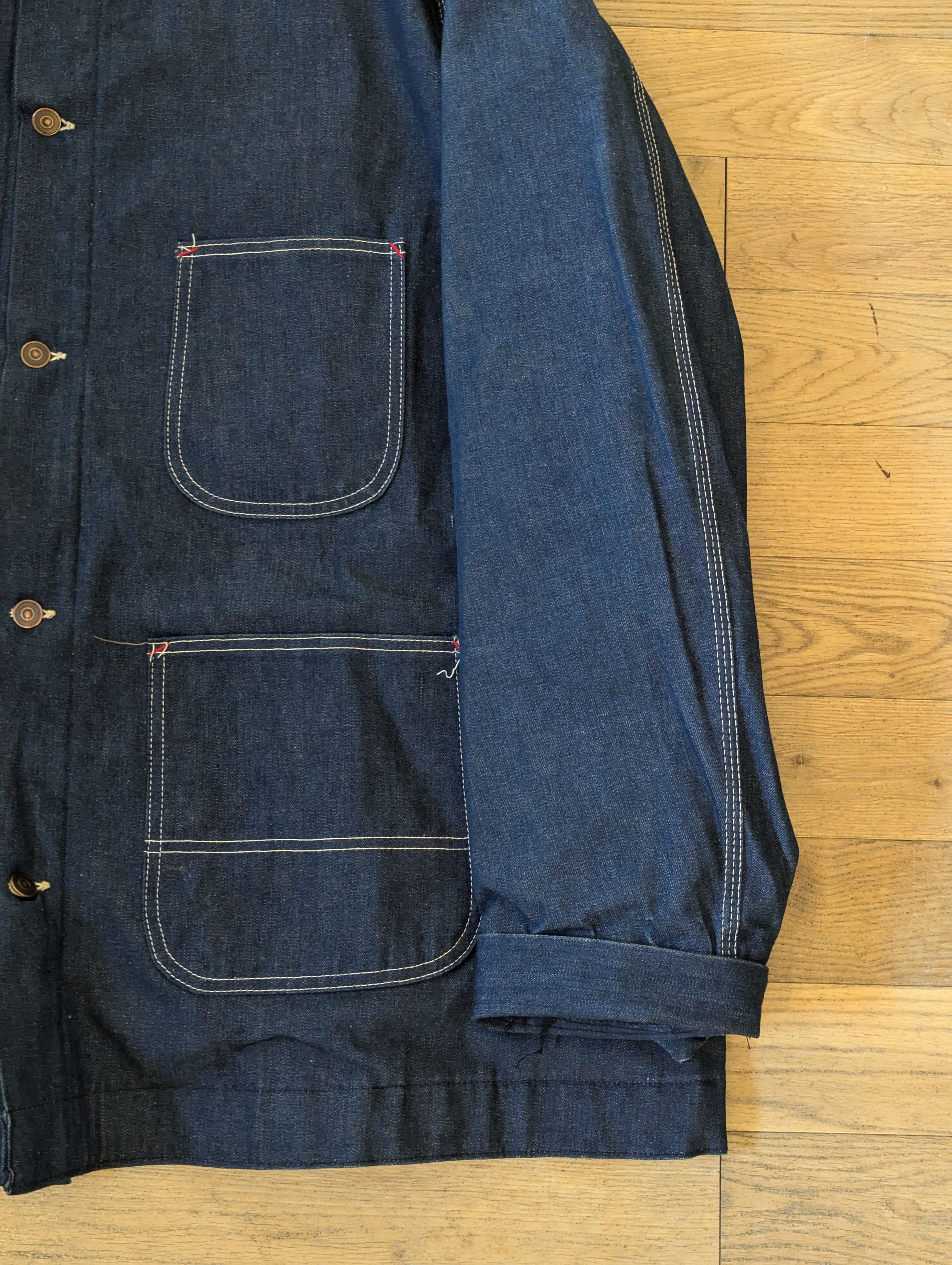 Sears Sears '80s Vintage Denim Jacket Size US XXL / EU 58 / 5 - 4 Thumbnail
