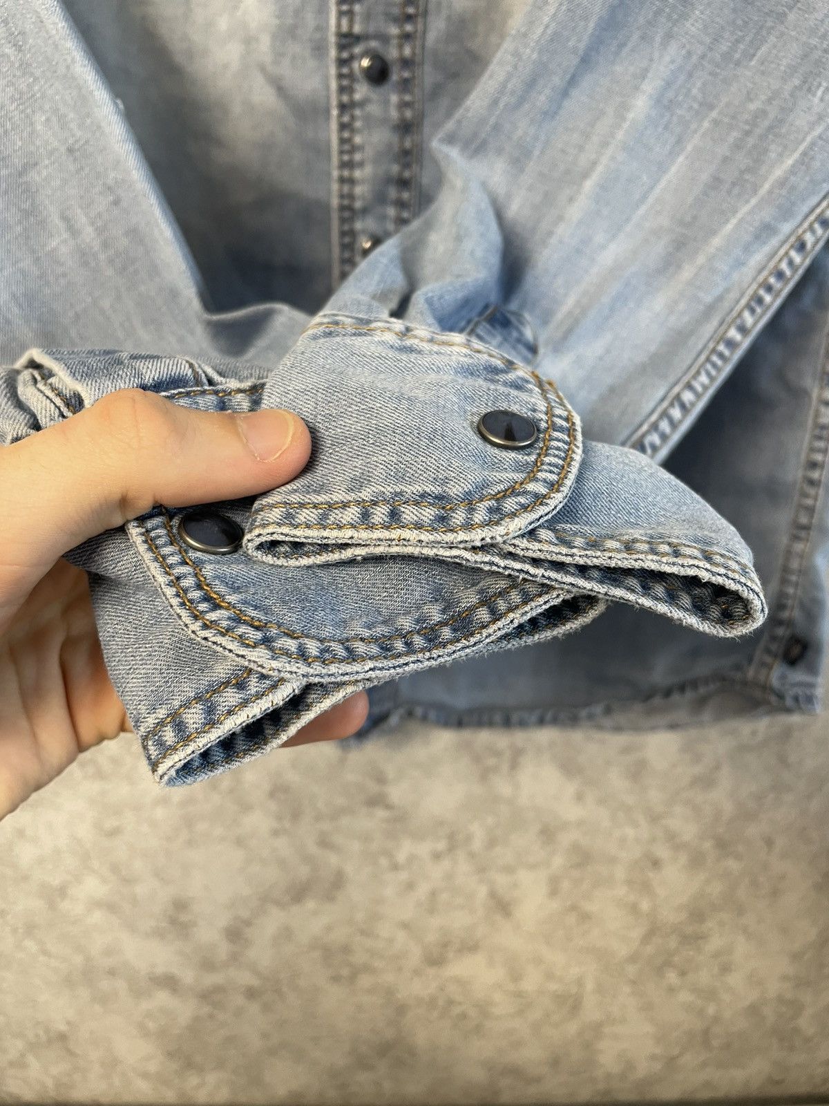 Polo Ralph Lauren Vintage Polo Ralph Lauren Jeans Denim Long Sleeve Shirt Size US S / EU 44-46 / 1 - 15 Thumbnail