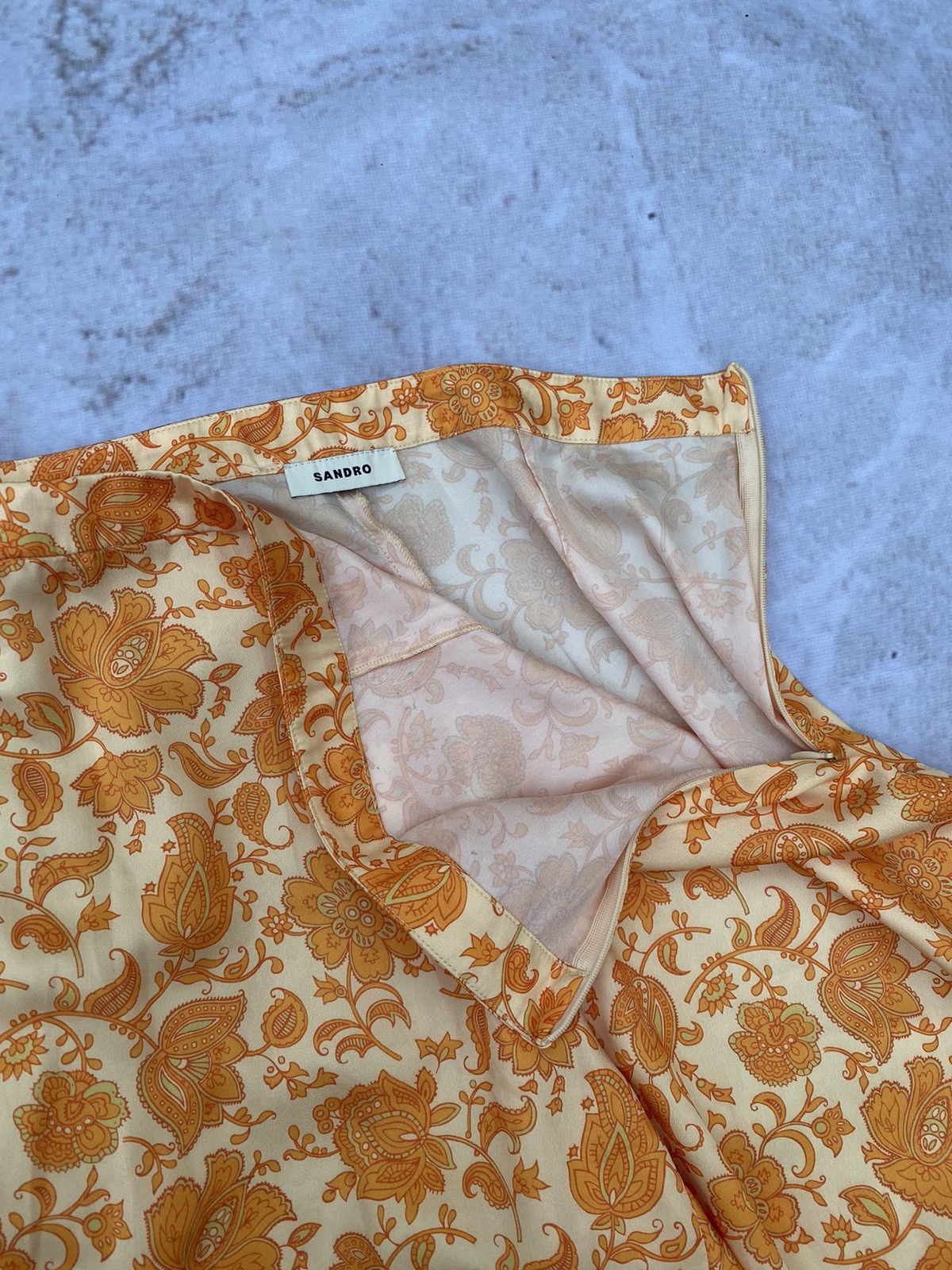 Sandro Sandro Floral Print Beach Pants Luxury Trousers Size 27" / US 4 / IT 40 - 5 Thumbnail