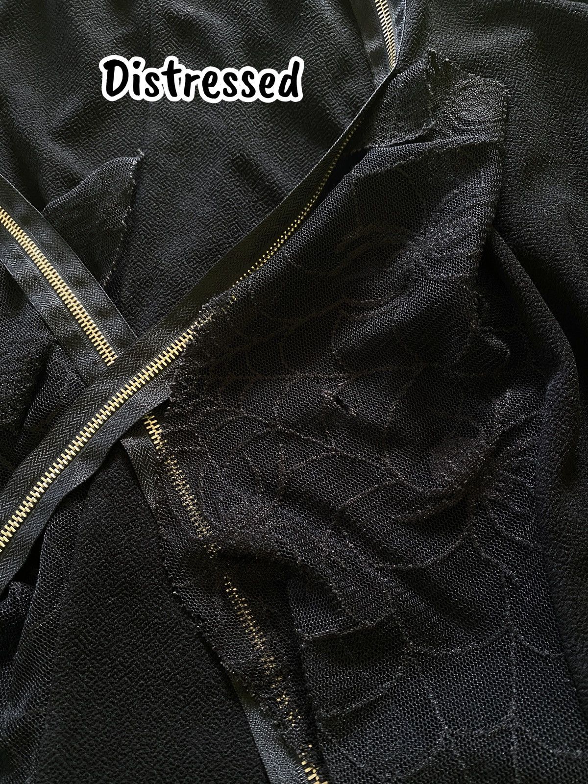 Japanese Brand Rare❗️SpiderWeb Raver Goth Punk Zipper Skirts Size 30" / US 8 / IT 44 - 7 Thumbnail