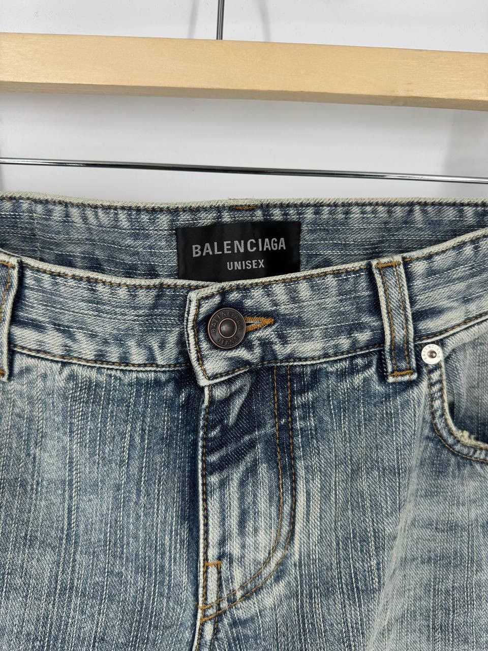 Balenciaga Balenciaga Italian Indigo Ring Flared Jeans with shirt Size US 31 - 4 Thumbnail