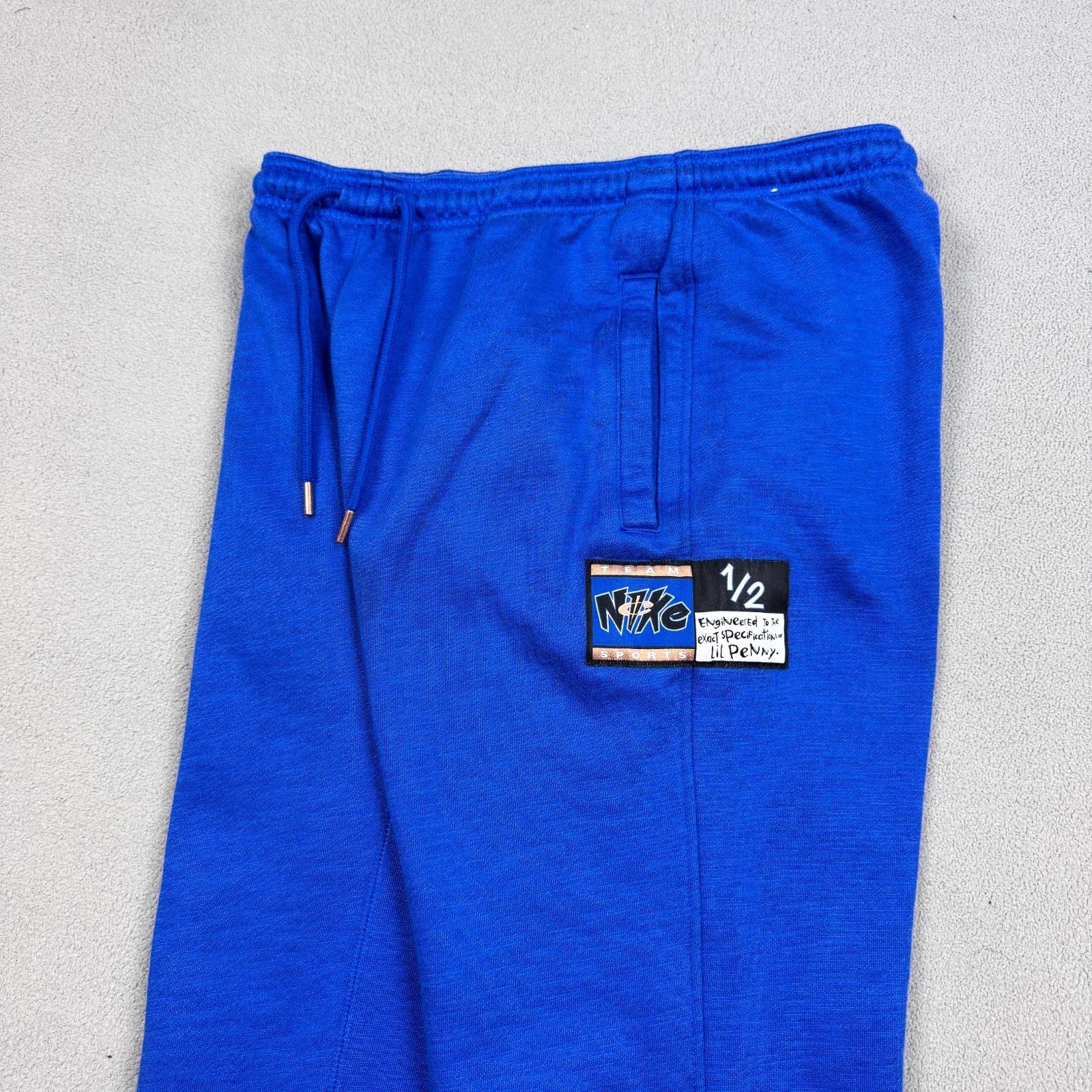 Nike Nike Lil Penny Hardaway Basketball Fleece Joggers Blue XL Size US 34 / EU 50 - 6 Thumbnail