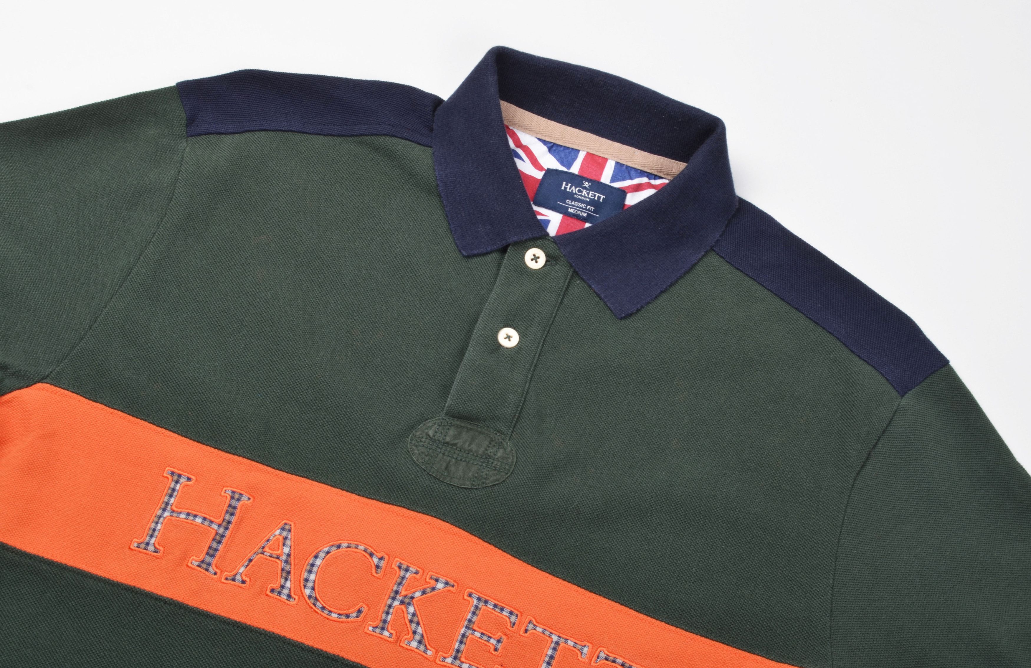 Hackett Hackett London GB Great Britain Classic Fit Big Logo Polo Size US M / EU 48-50 / 2 - 2 Thumbnail