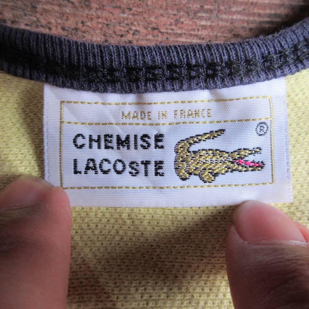 Designer × Lacoste × Vintage Vintage Lacoste Tank Top French Madrass Sz 4 Made In France Size US M / EU 48-50 / 2 - 5 Thumbnail