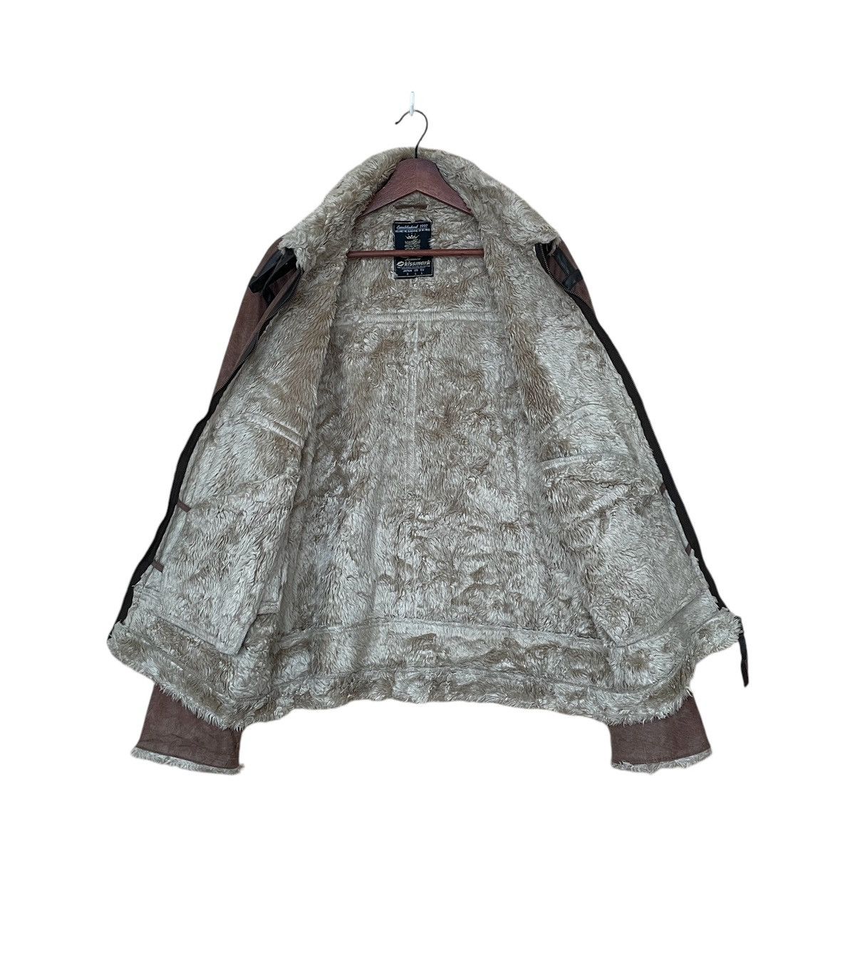 Japanese Brand Vintage Japanese Brand Kissmark B-3 Shearling Jacket 2000s Size US L / EU 52-54 / 3 - 3 Thumbnail