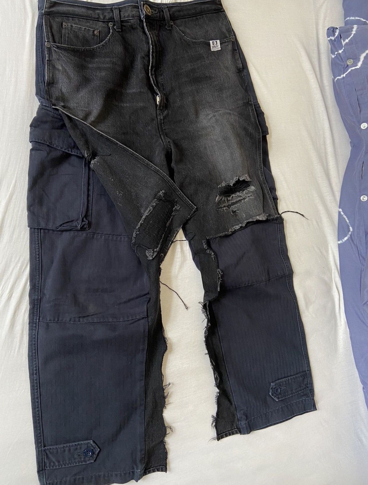 Maison MIHARA YASUHIRO Maison Mihara Double layer cargo pants Size US 34 / EU 50 - 4 Thumbnail