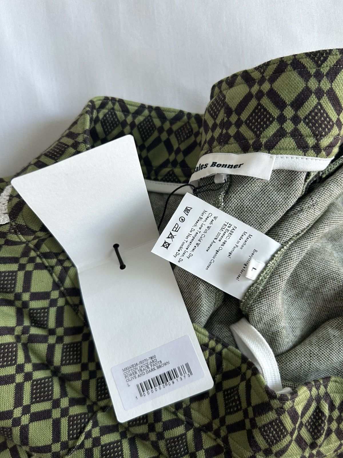 Wales Bonner Wales Bonner Cotton Blend Jacquard Track Pants Large Size US 33 - 7 Thumbnail