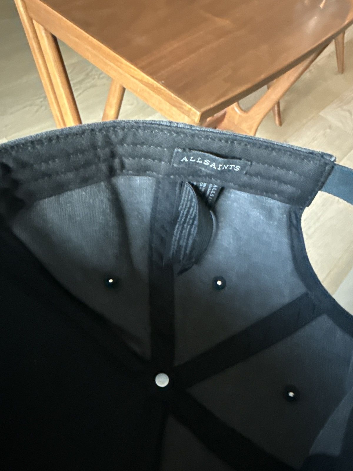 Allsaints AllSaints Cap - Washed Charcoal Grey - Excellent Condition Size ONE SIZE - 5 Thumbnail