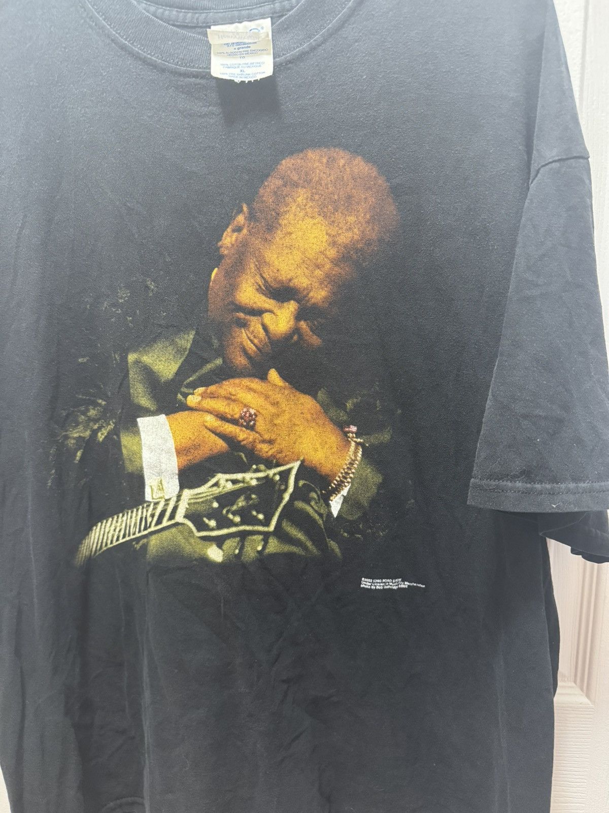 Vintage B.B. King 2002 King Road Show Vintage Rock Shirt M&O Size US XL / EU 56 / 4 - 3 Thumbnail