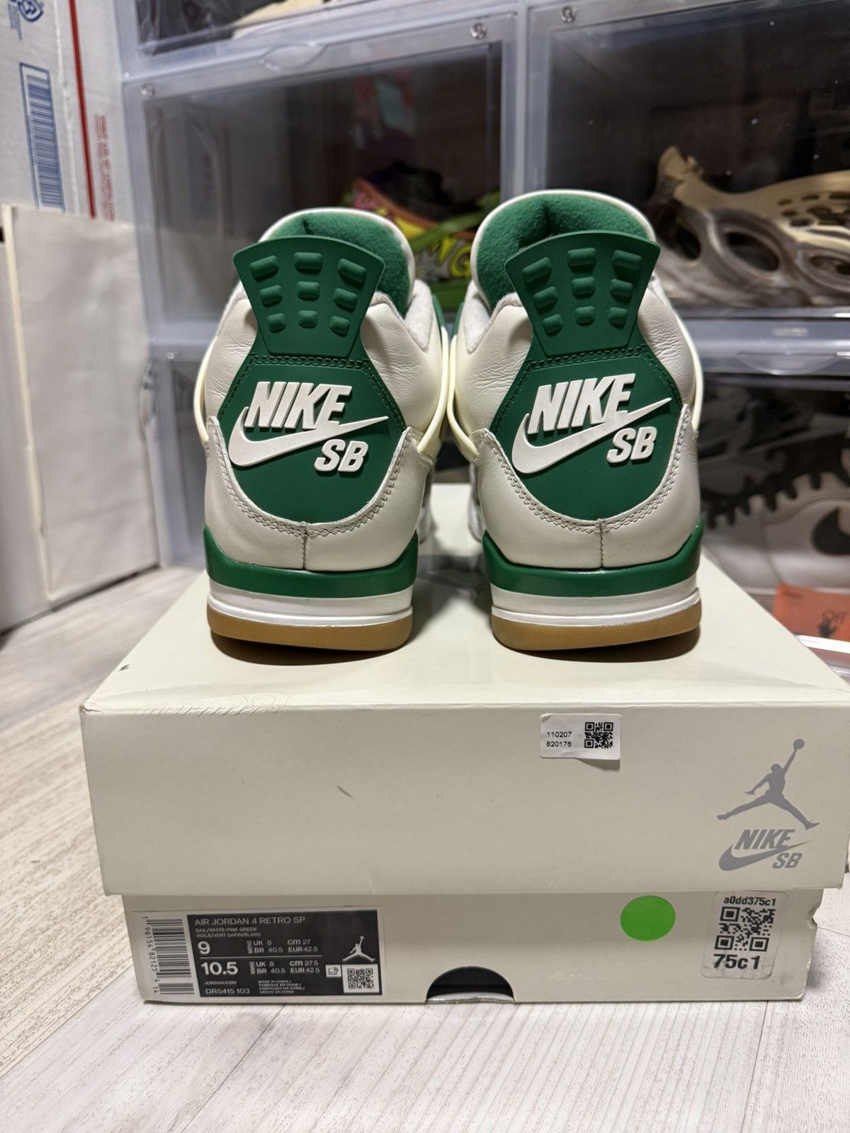 Nike SB Air Jordan 4 Retro SP SB Pine Green Size US 9 / EU 42 - 5 Thumbnail