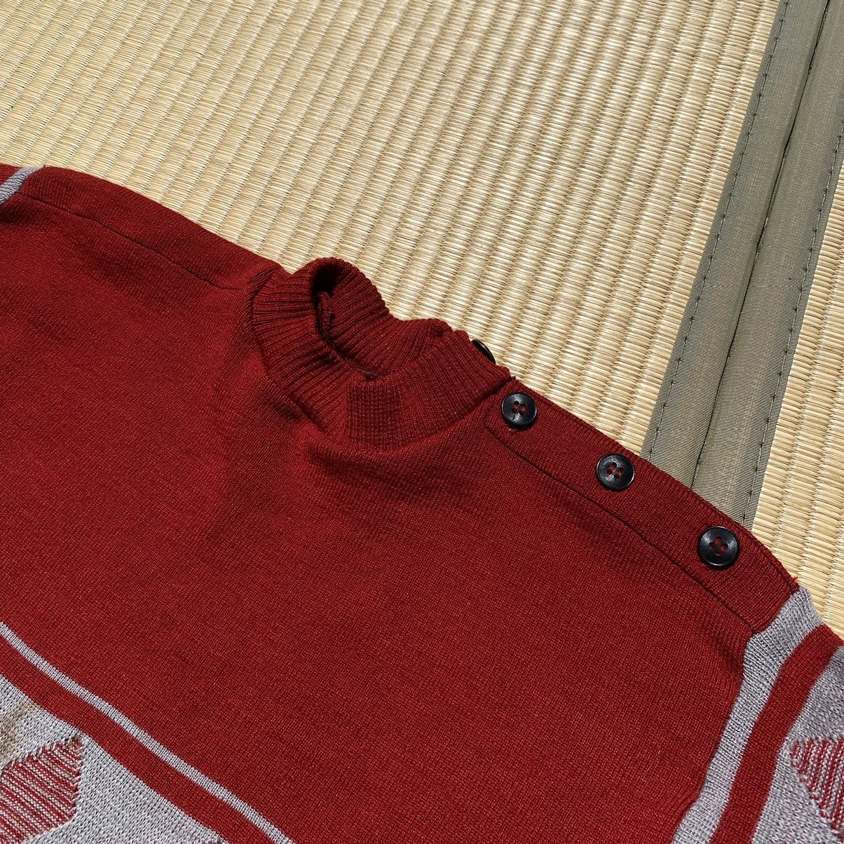 Japanese Brand × Kapital × Vintage Vtg 50s 60s Finnish Wool Jussipaita Sweater Mcm Geometric Size US XS / EU 42 / 0 - 7 Thumbnail