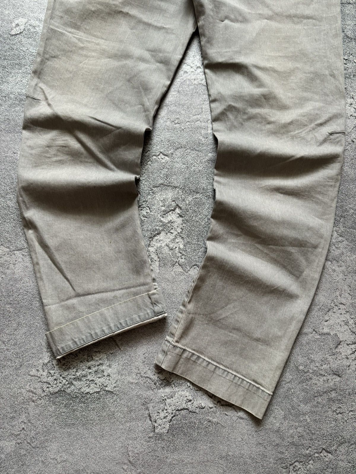 Vintage Oska 1size gray Wmns pant trouser chino relaxed faded Size 26" / US 2 / IT 38 - 2 Thumbnail