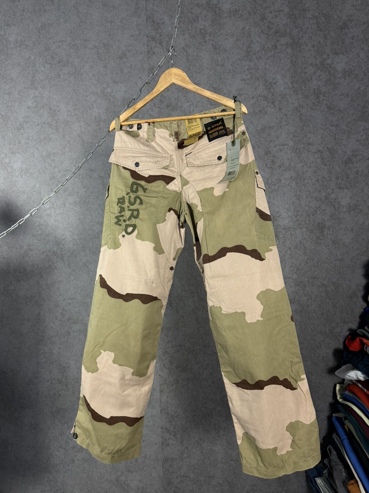 G-Star G Star camo designer vintage cargo pants Size US 30 / EU 46 - 10 Thumbnail