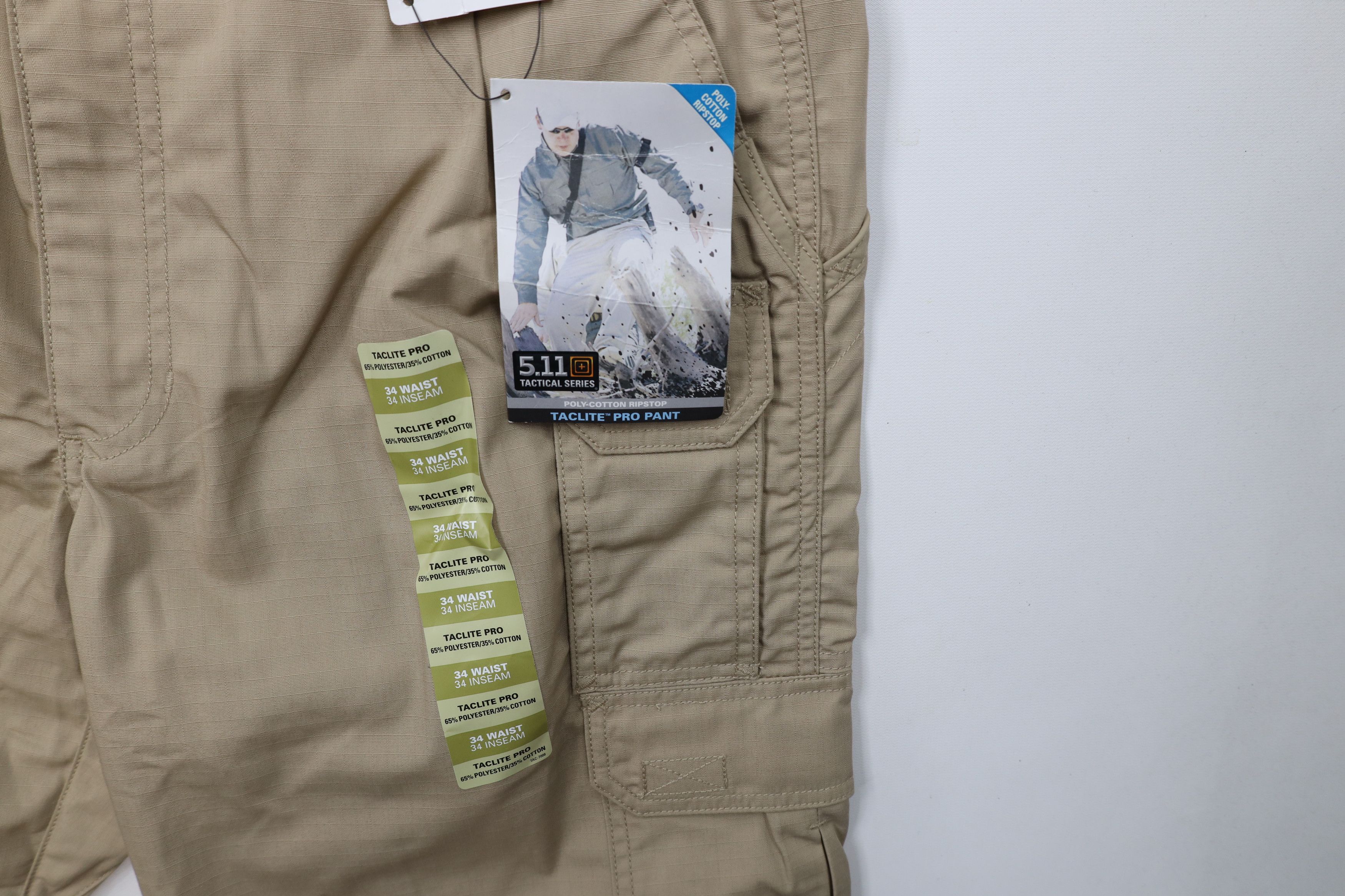 Vintage New 5.11 Tactical Series Taclite Pro Wide Leg Cargo Pants Size US 34 / EU 50 - 5 Thumbnail