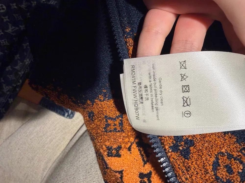 Louis Vuitton LV Flaming Cloud Teddy Denim Jacket 52 Size US L / EU 52-54 / 3 - 3 Thumbnail