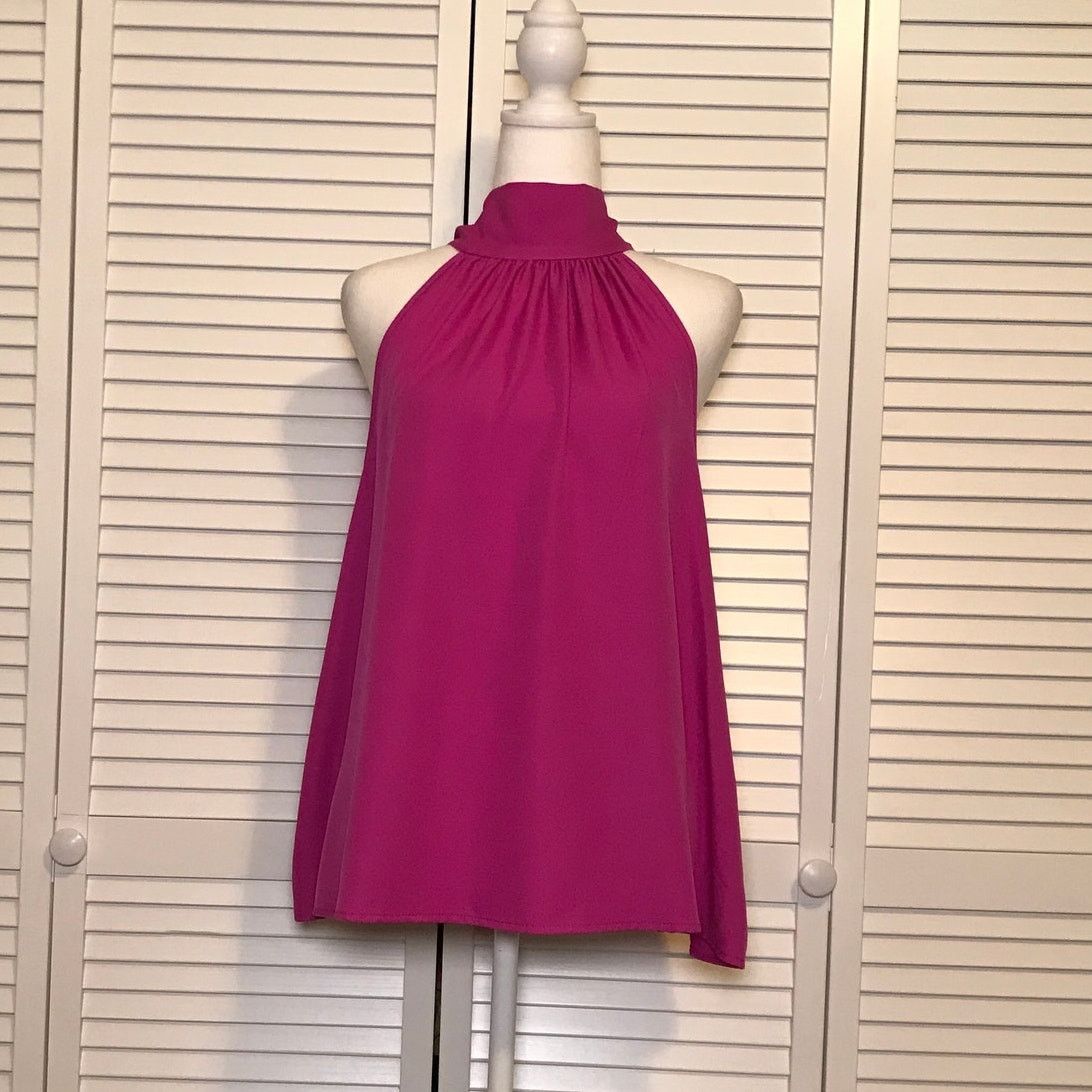 Other The Mint Julep Boutique Y2K Magenta Mock Neck Sleeveless S Size S / US 4 / IT 40 - 1 Thumbnail