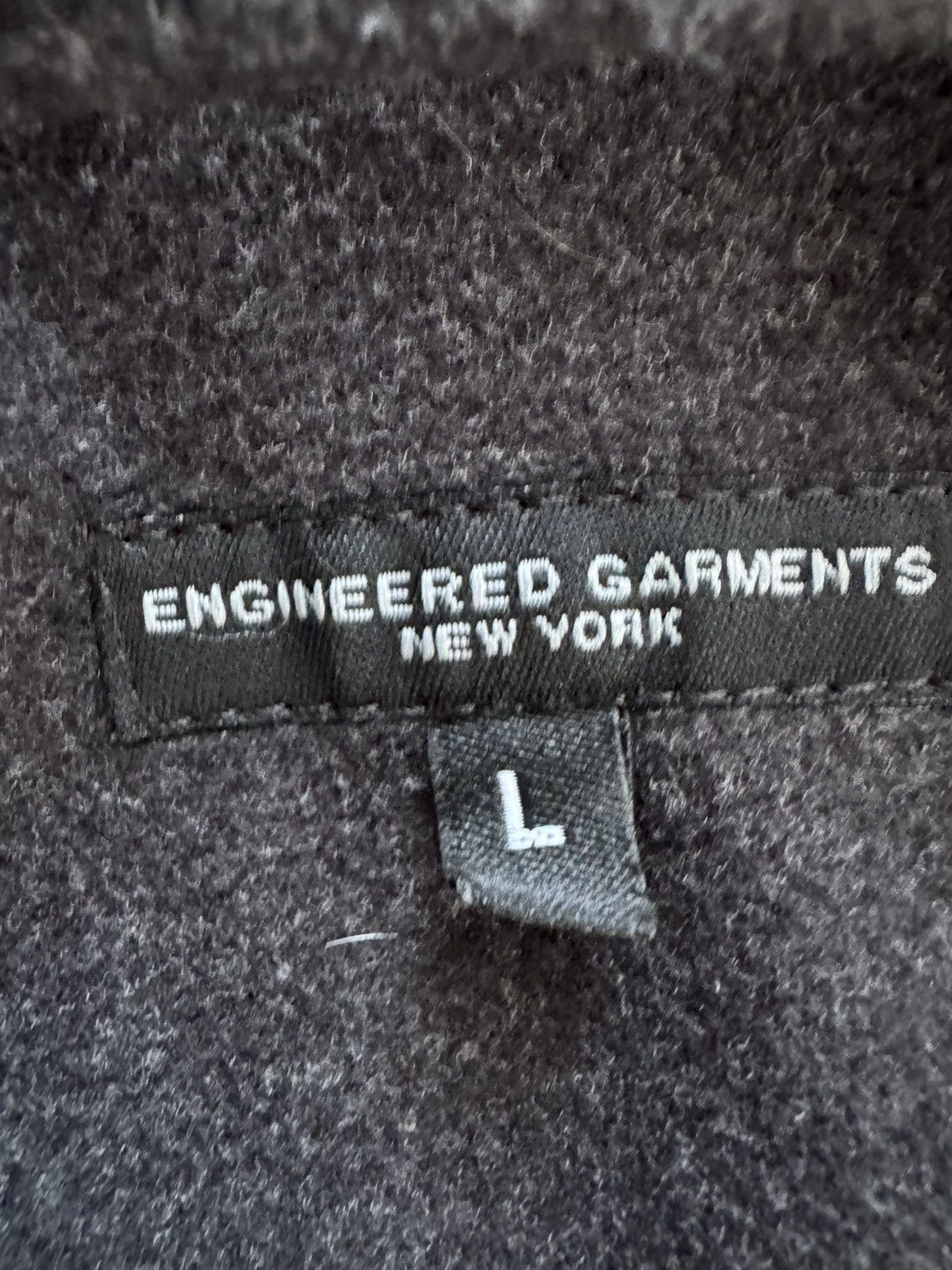 Engineered Garments Shawl collar jacket in poly fleece Size US L / EU 52-54 / 3 - 4 Thumbnail