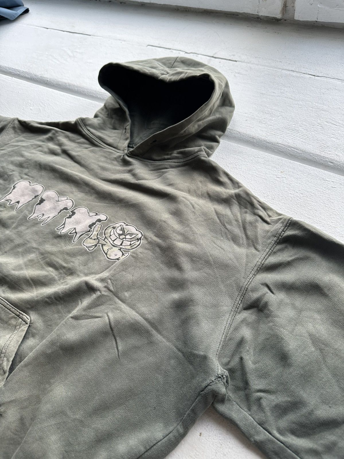 Band Tees × Vintage GRAIL🚨 OVERKILL SKATE HOODIE BIG LOGO SK8 Y2K BOXY DISTRESS Size US L / EU 52-54 / 3 - 7 Thumbnail