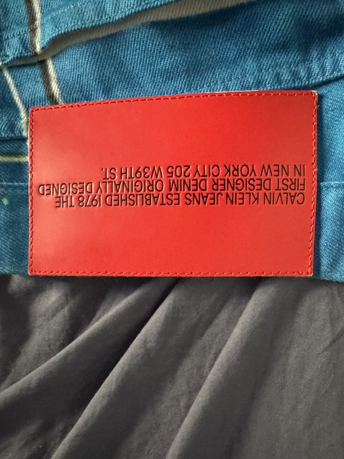 Raf Simons Calvin Klein x Raf Simons American Flag Denim (FW18) Size US 27 - 10 Thumbnail